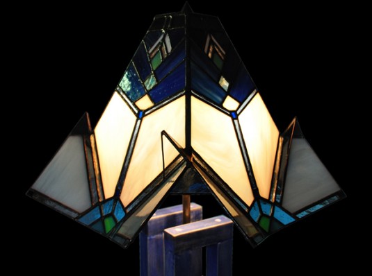 Blue Tiffany Lamp