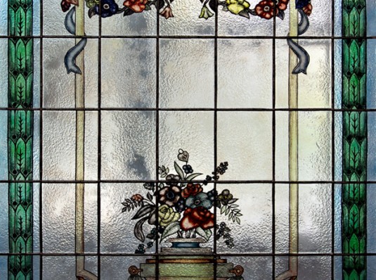 Tiffany stained glass, classic, painted