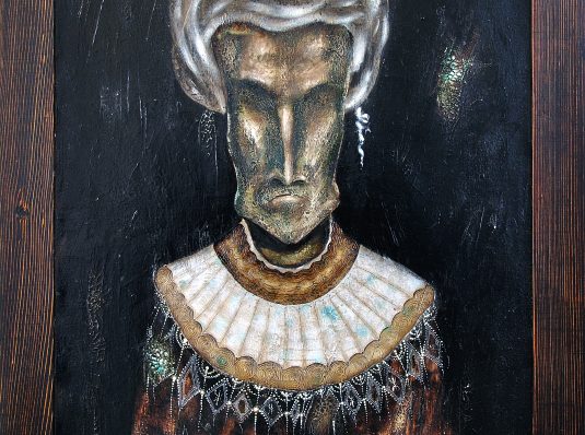 Mummy, 2001-2012, 80x60cm, mixed technique on canvas