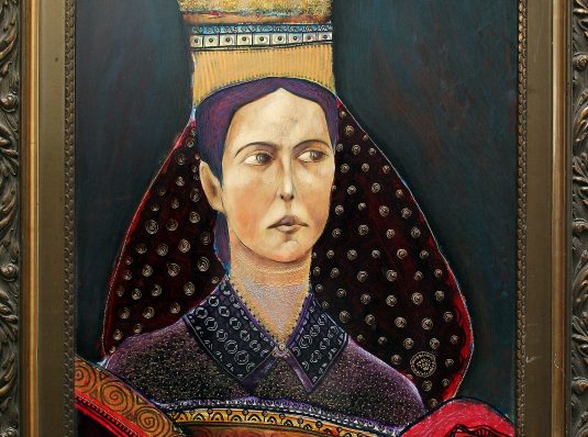 Portret, 2004, 80x60cm, oil on wood