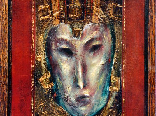 Pharaoh, 2003, 30x20cm, mixed technique on cardboard