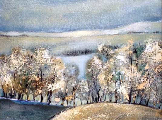 Winter, 2003, 50x50cm, oil on cardboard