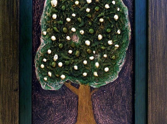 The golden apple tree, 2008, 30x20cm, mixed technique on cardboard