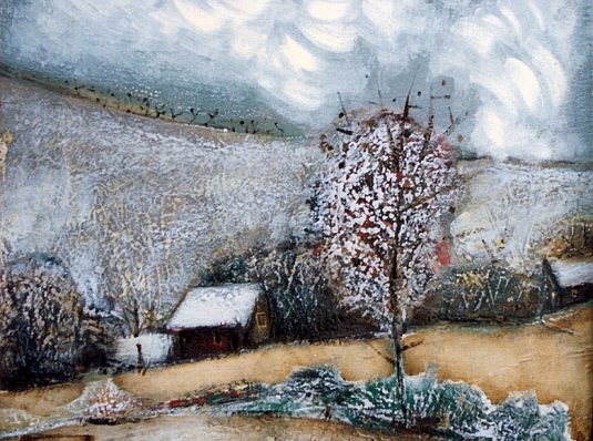 Winter 2, 2003, 25x25cm, oil on canvas