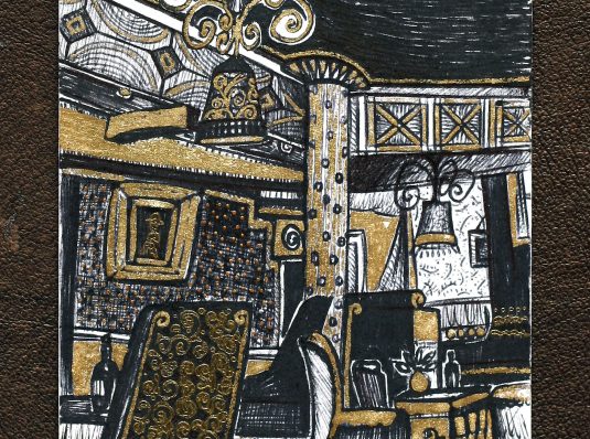 A bar in Paris (sketch), 2004