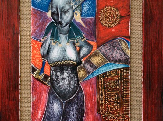 Black Queen, 2003, 30x20cm, Mixed Technique