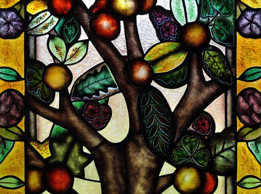 The Tree of Life, 2017, the classic Tiffany stained glass