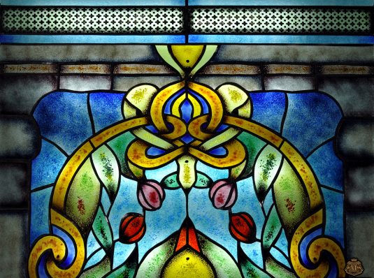 Tiffany stained glass, classic, Art Nouveau