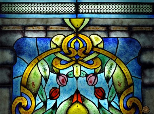 Tiffany stained glass, classic, Art Nouveau