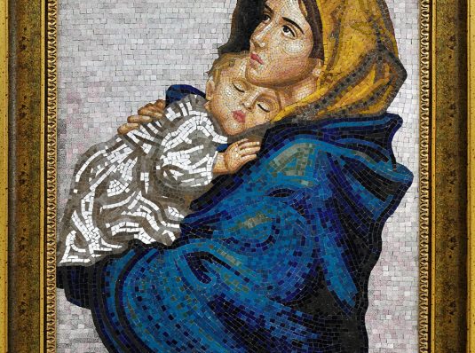 Madonna della strada, Murano mosaic