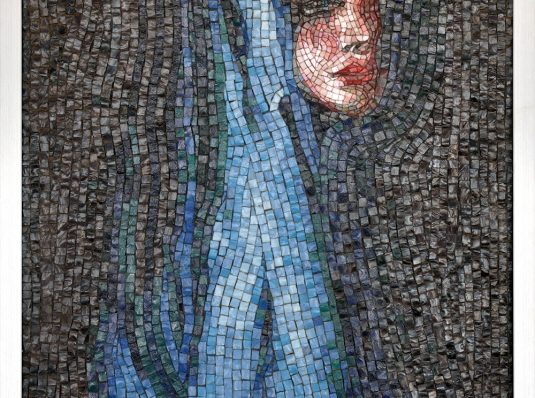 Portret, Murano mosaic